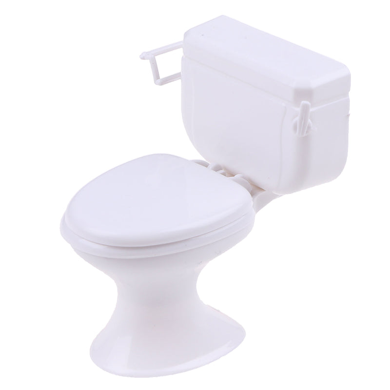 Dollhouse furniture dolls toilet for doll house bathroom