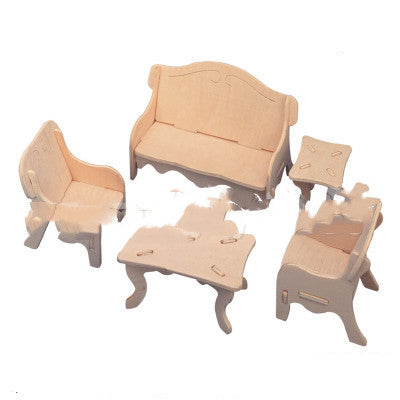 Model Of Wooden Furniture Ornaments For Puzzle