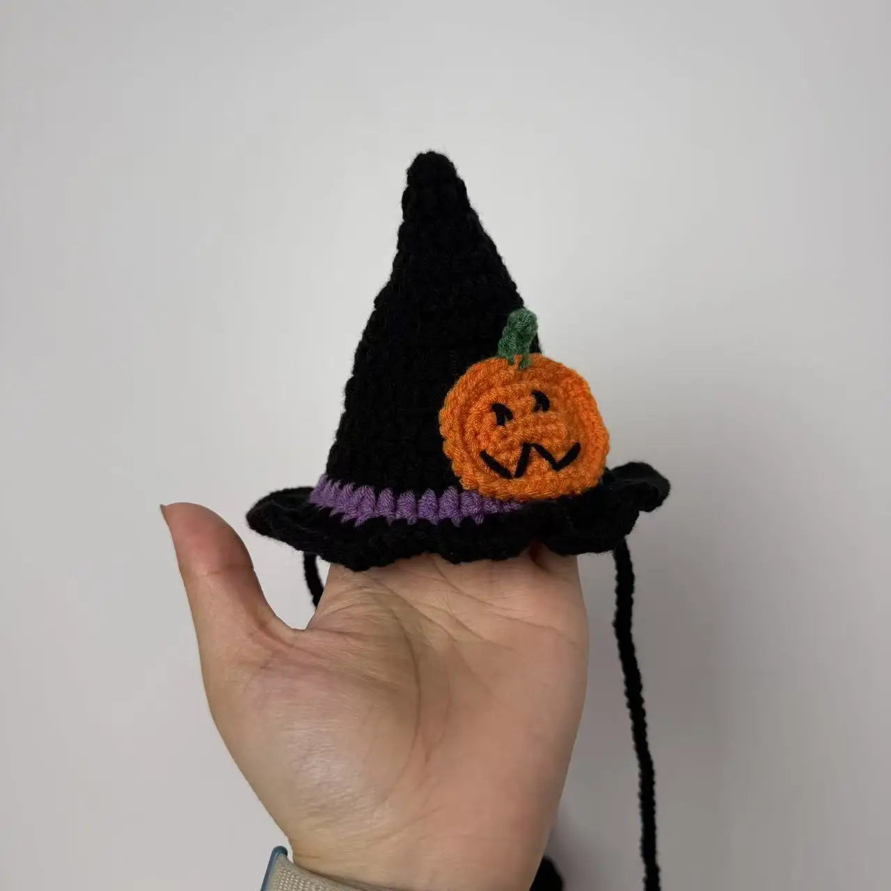 Suitable for LA-BUBU/Loona robot dog, pet dog dog cat animal clothes hat, crochet set for cute Halloween cotton