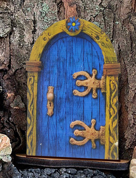 Garden Tree Decoration Wooden Miniature  Fairy Door