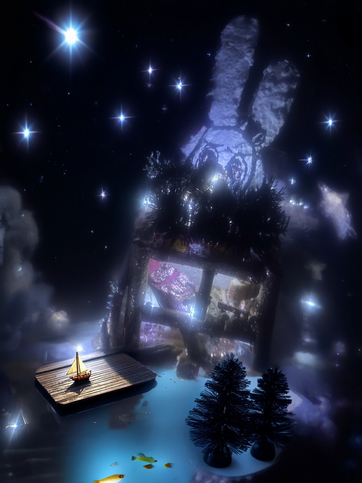 Labubu fairy house getaway miniature FREE SHIP