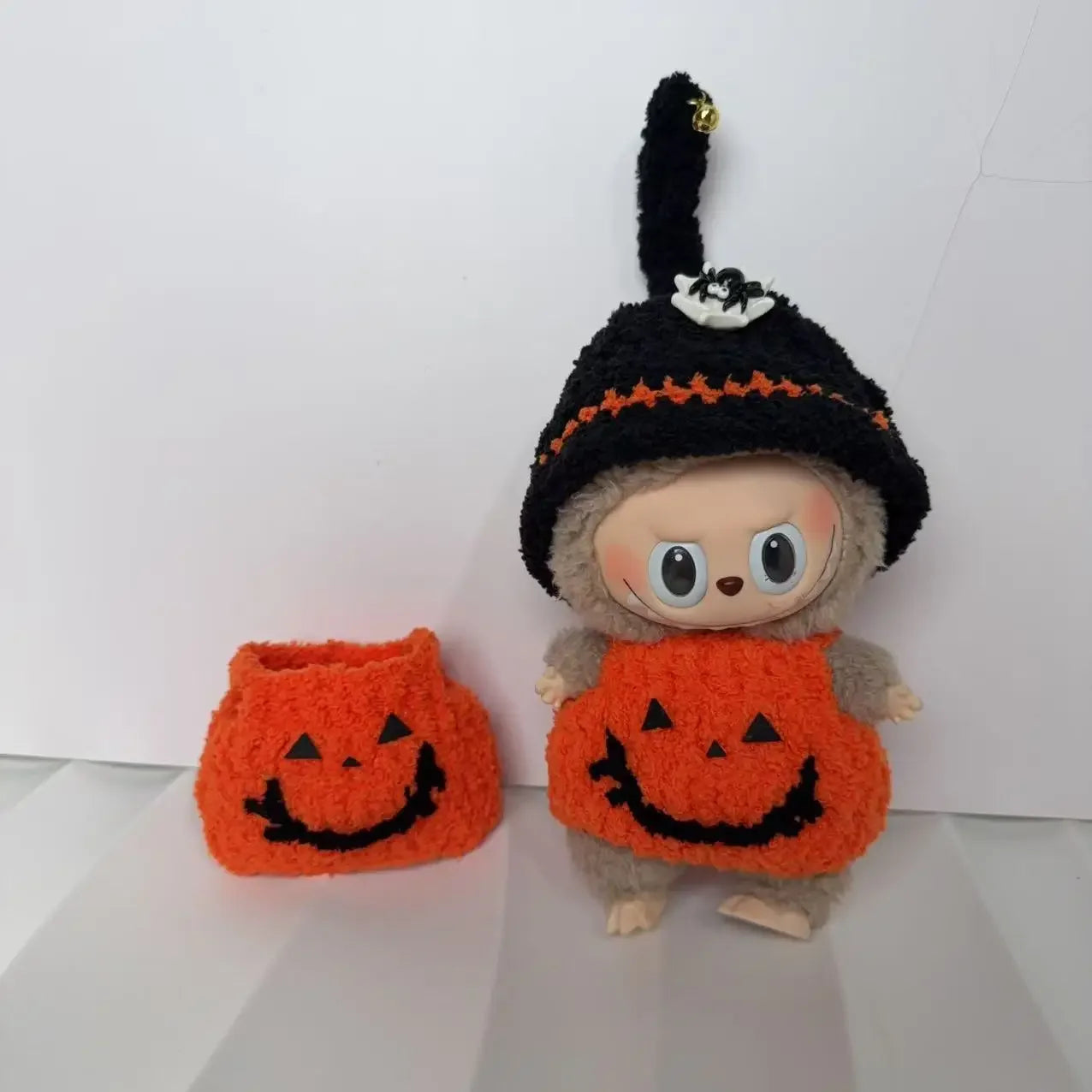 Suitable for LA-BUBU/Loona robot dog, pet dog dog cat animal clothes hat, crochet set for cute Halloween cotton