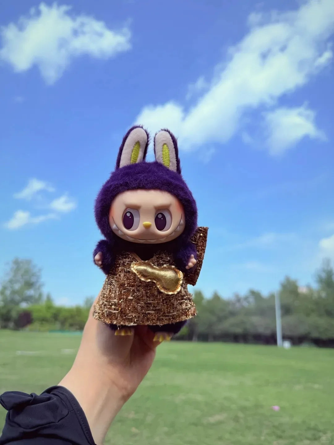 Popmart Classic Original Product Labubu Wings of Fortune Little Milan Plush Decoration  Surprise Cute Xmas Gift in Stock