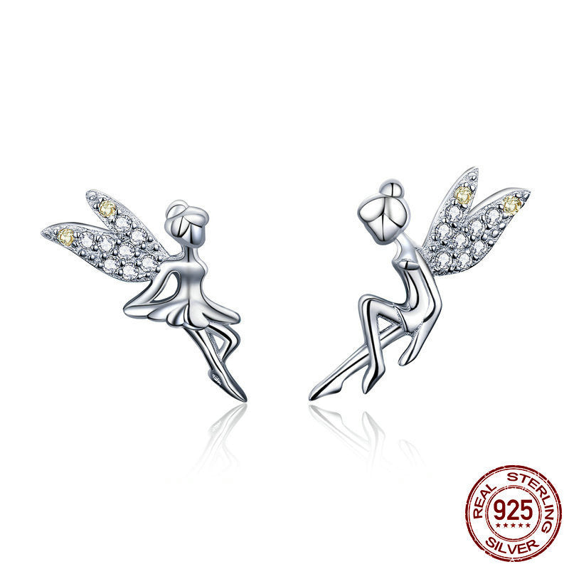 Women's Diamond Spring Fairy Earrings