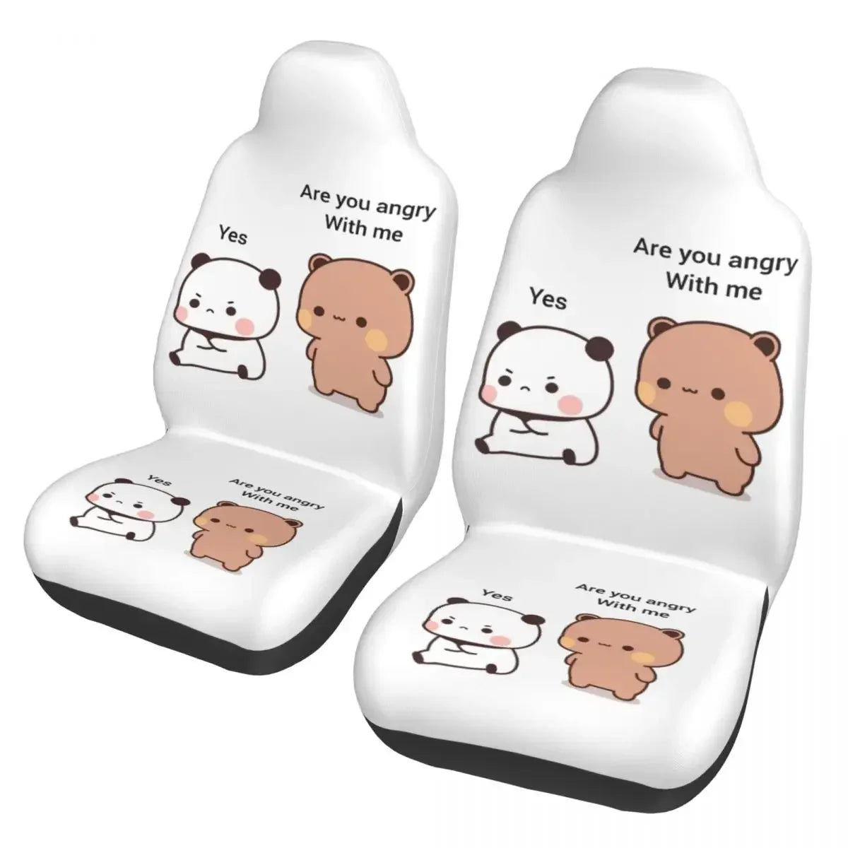 Funda Universal Para Asiento Coche Con Bonito Patrón Bubu Dudu Para La Mayoría Los Coches, Fundas Para Asientos Coche C