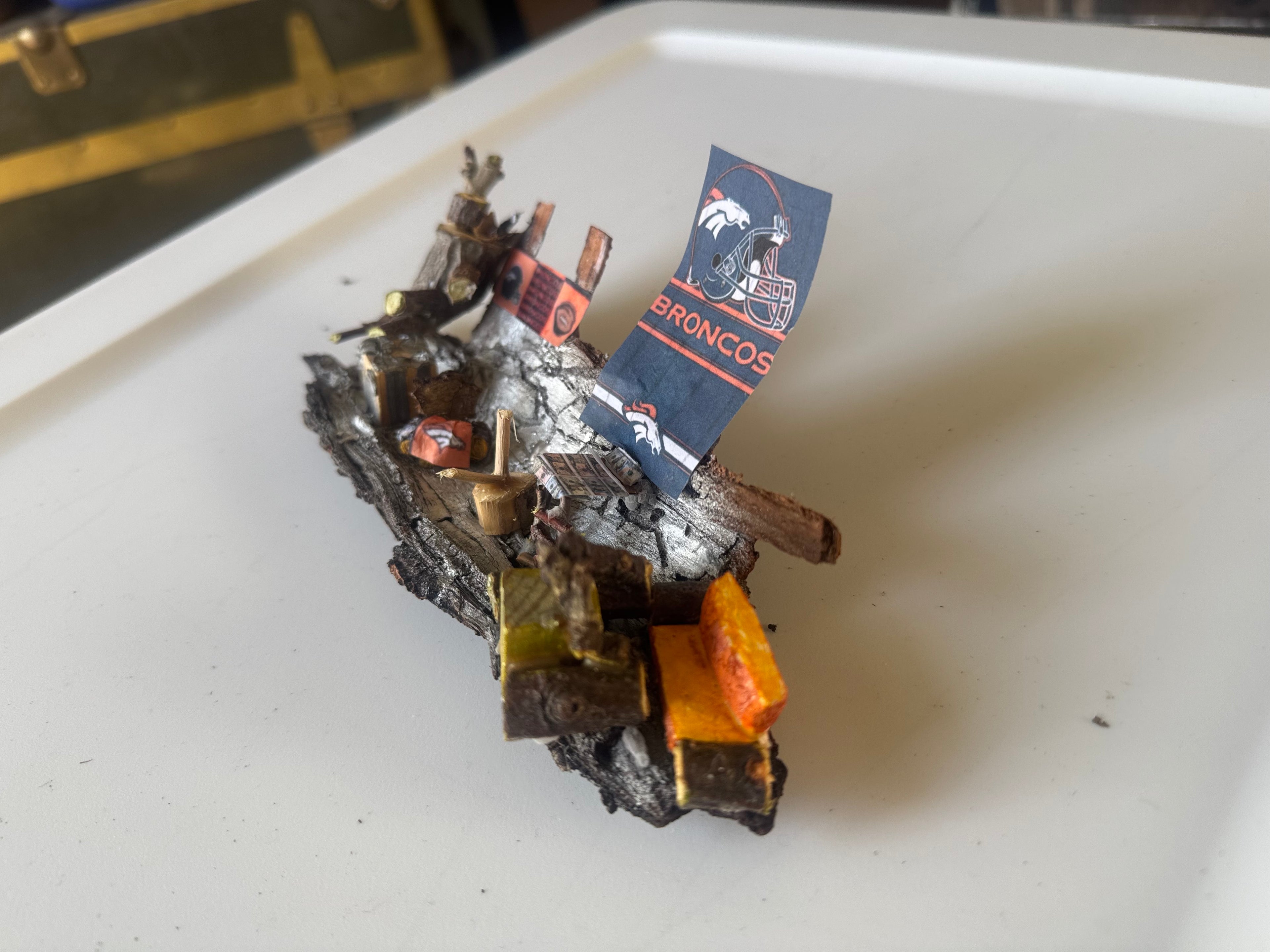 Broncos Denver good luck miniature decor