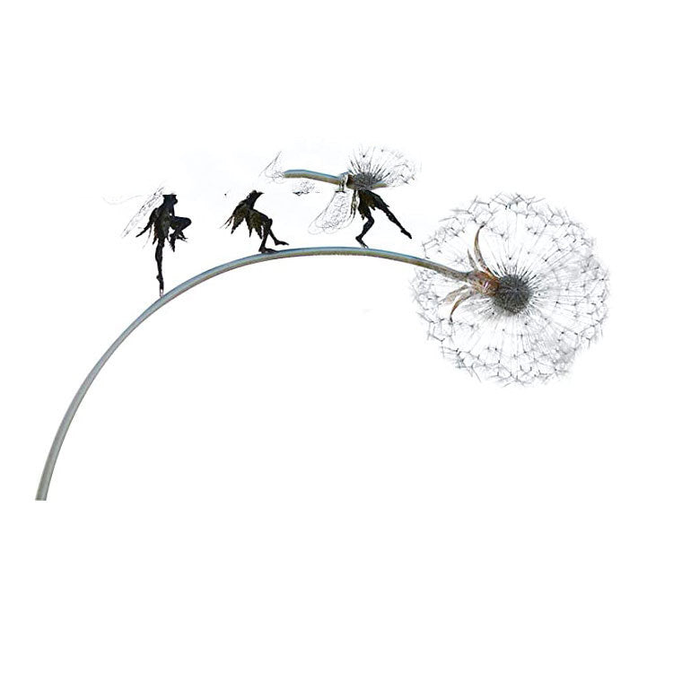 Products Flower Fairy Elf Dandelion Fairy Wire Statue Garden Decoration Crafts