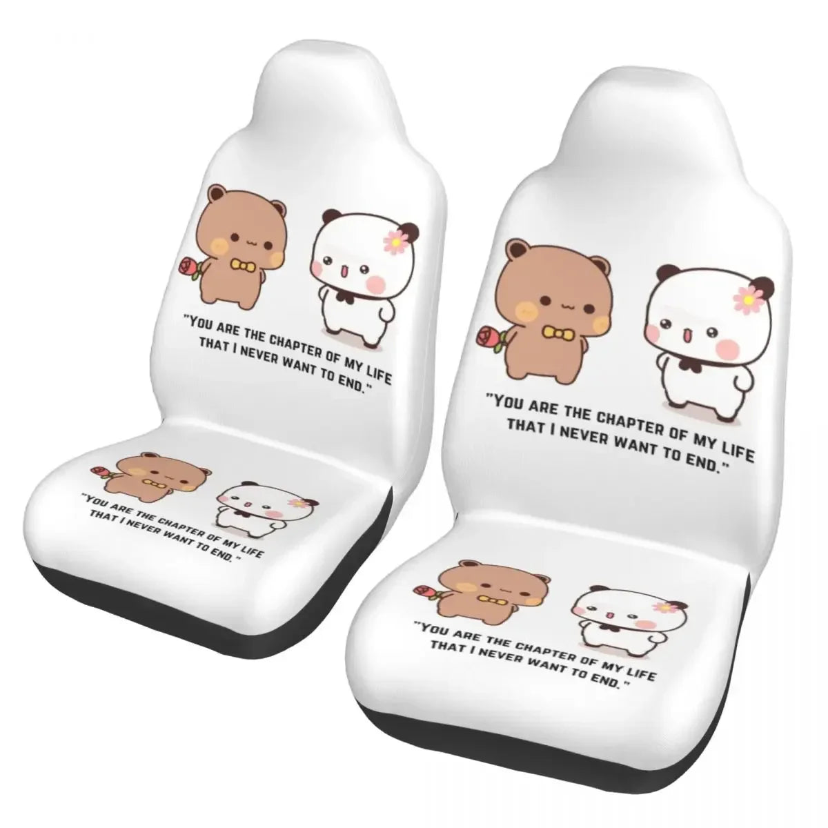 Funda Universal Para Asiento Coche Con Bonito Patrón Bubu Dudu Para La Mayoría Los Coches, Fundas Para Asientos Coche C