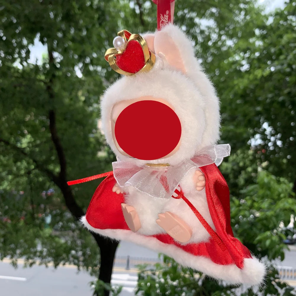 LA BUBU 17cm doll costume (non-physical doll) LA BUBU costume set, LA BUBU dress and hairpin set, LA BUBU dress-up accessories,