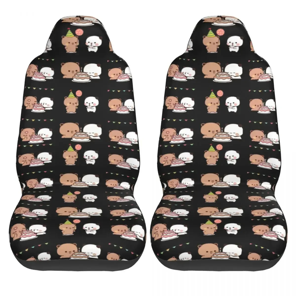 Funda Universal Para Asiento Coche Con Bonito Patrón Bubu Dudu Para La Mayoría Los Coches, Fundas Para Asientos Coche C