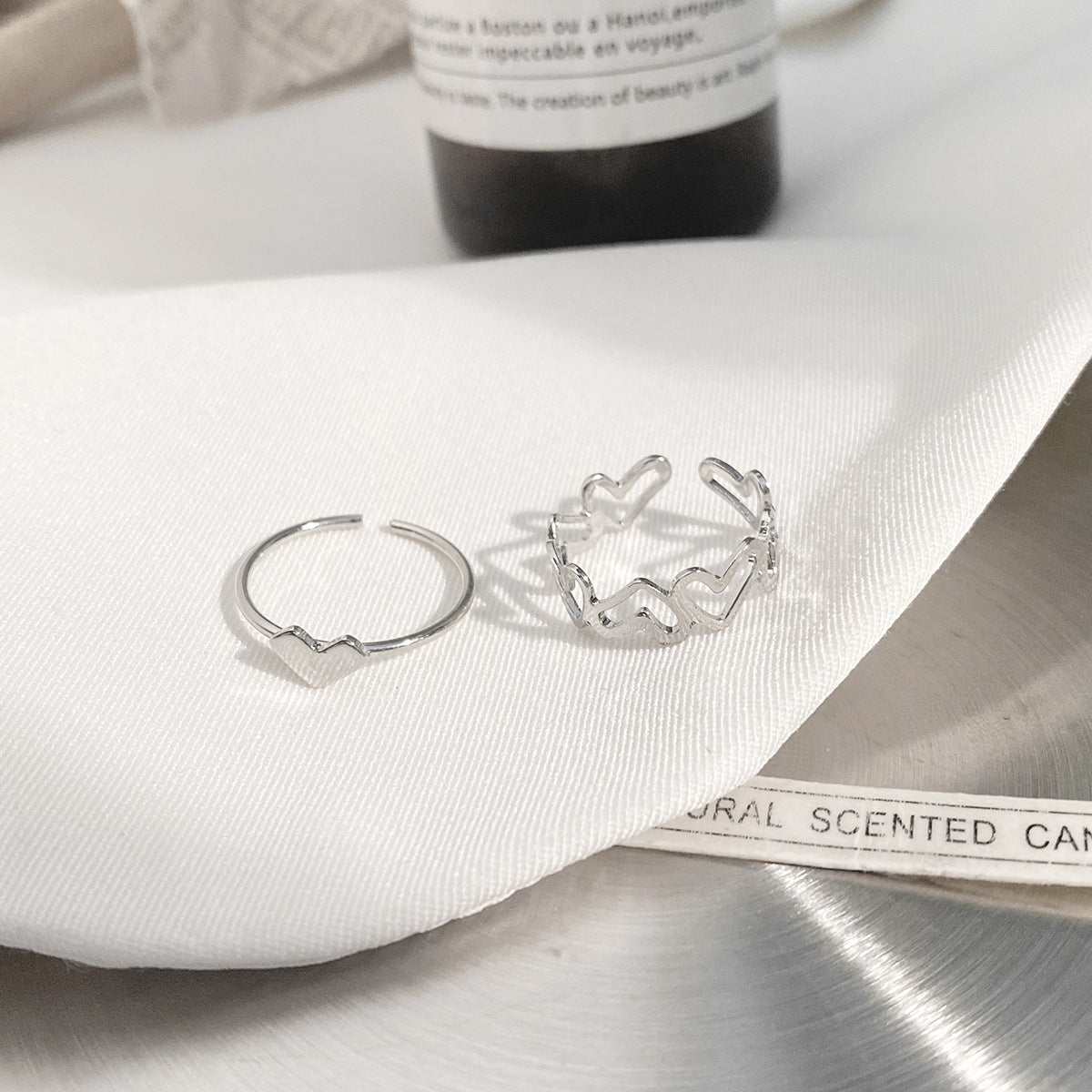 Delicate Super Fairy Butterfly Twisted Four-Piece Ring Set