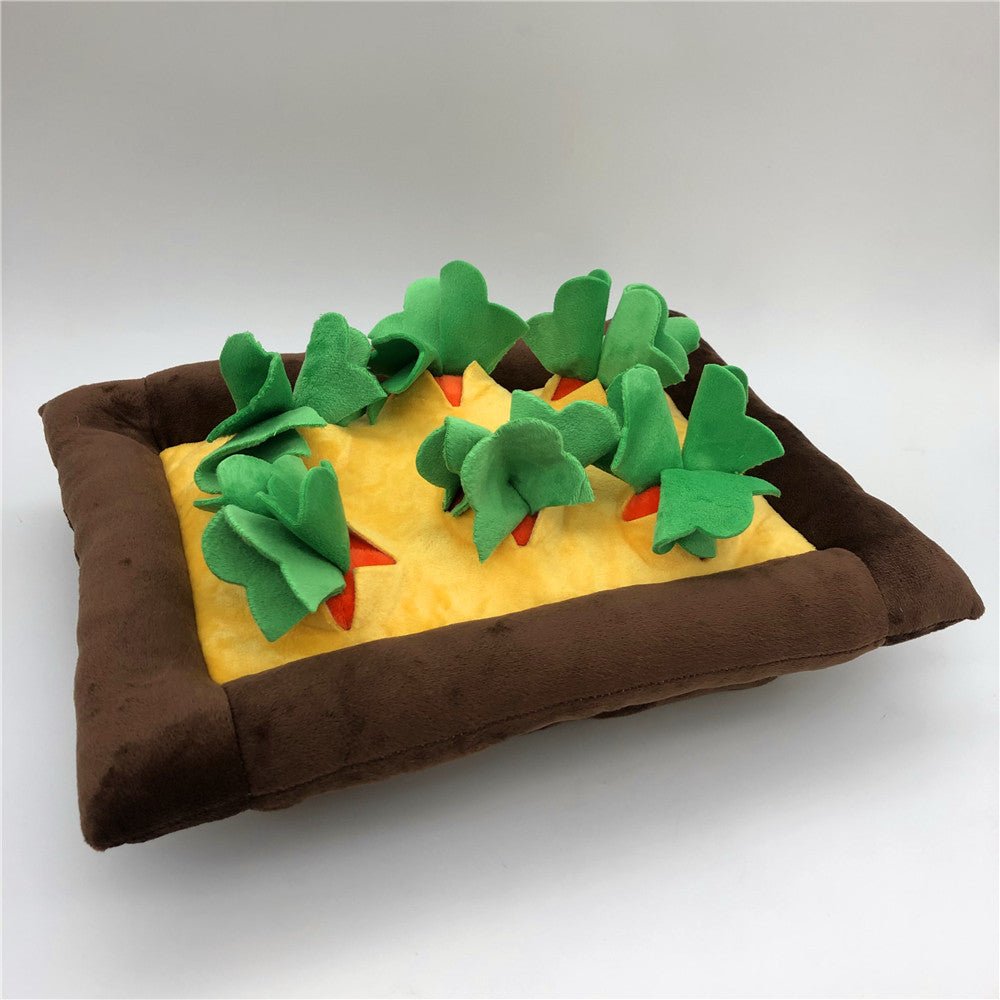 Children's Lawn Picking Mushrooms And Radishes Early Education Plush Toys