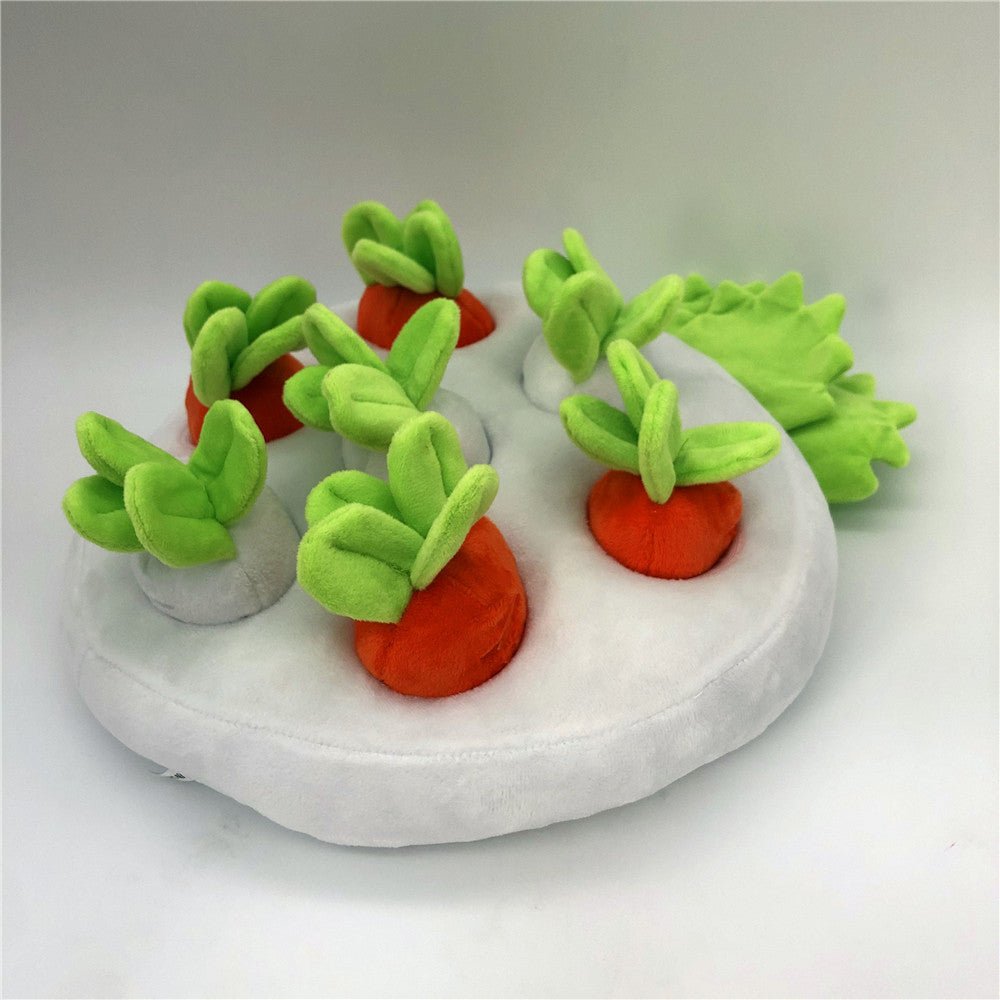 Children's Lawn Picking Mushrooms And Radishes Early Education Plush Toys
