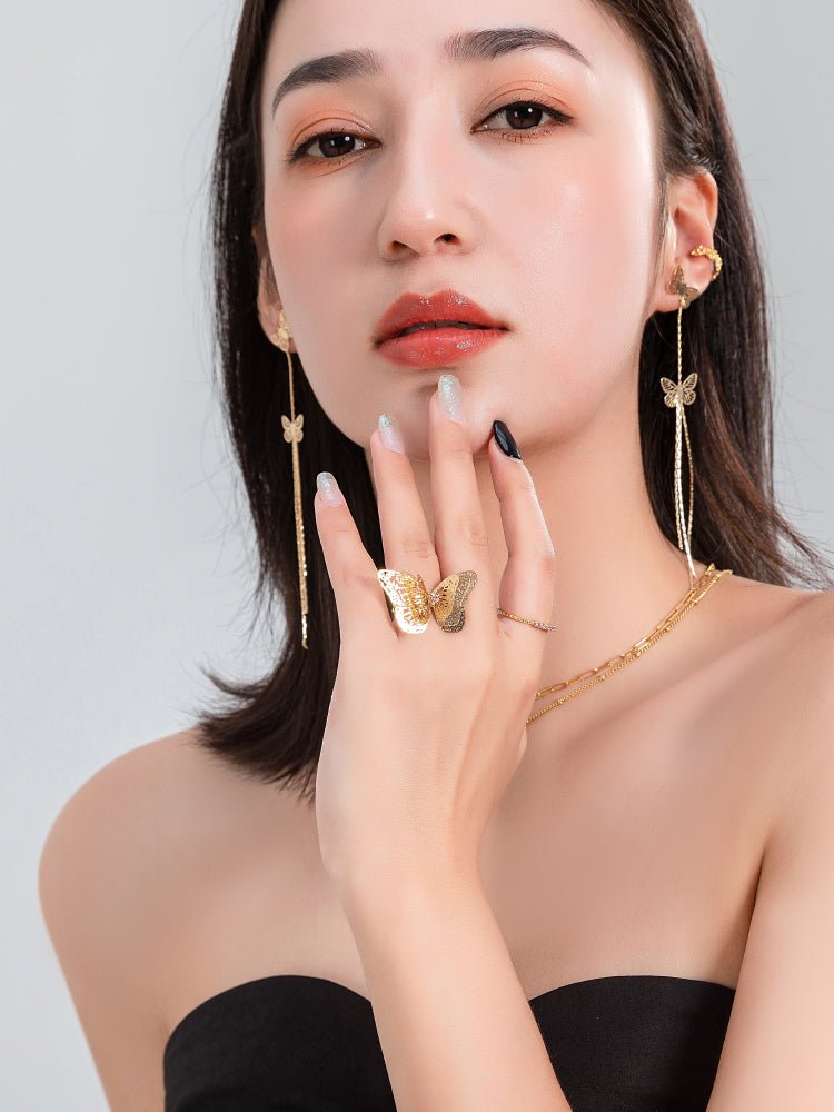 Fairy Butterfly Pattern Ring