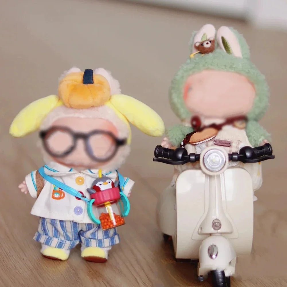 Interactive Electric Motorcycle For La Bubu Scooter Toys With Lights Music Hamster Mount Pet Toys Car Perfect For Collectors