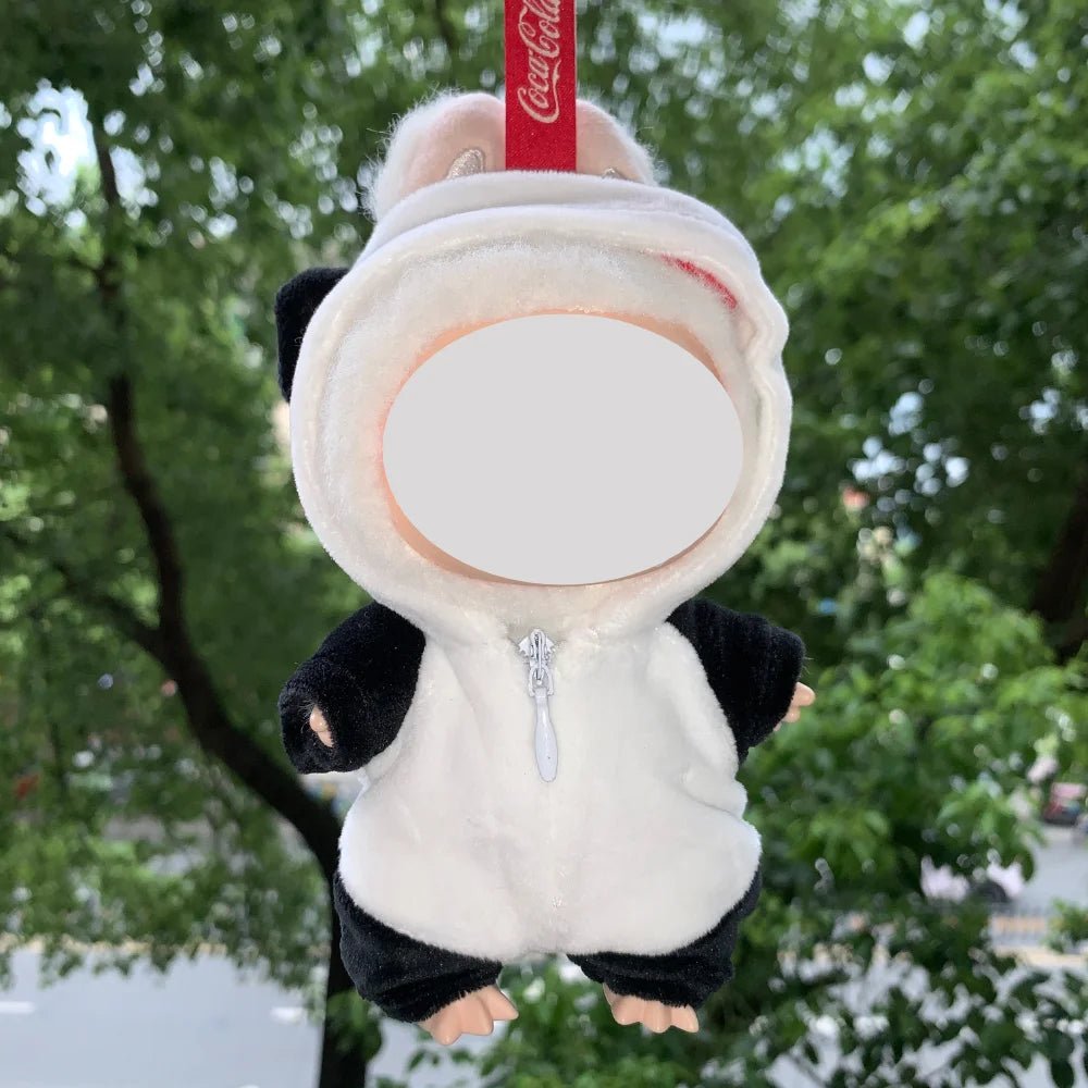 LA BUBU 17cm doll clothing (non-physical doll), LA BUBU clothing set, LA BUBU dress and hairpin set, LA BUBU dress-up accessorie