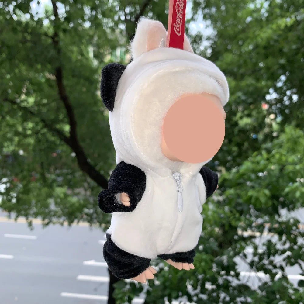 LA BUBU 17cm doll clothing (non-physical doll), LA BUBU clothing set, LA BUBU dress and hairpin set, LA BUBU dress-up accessorie