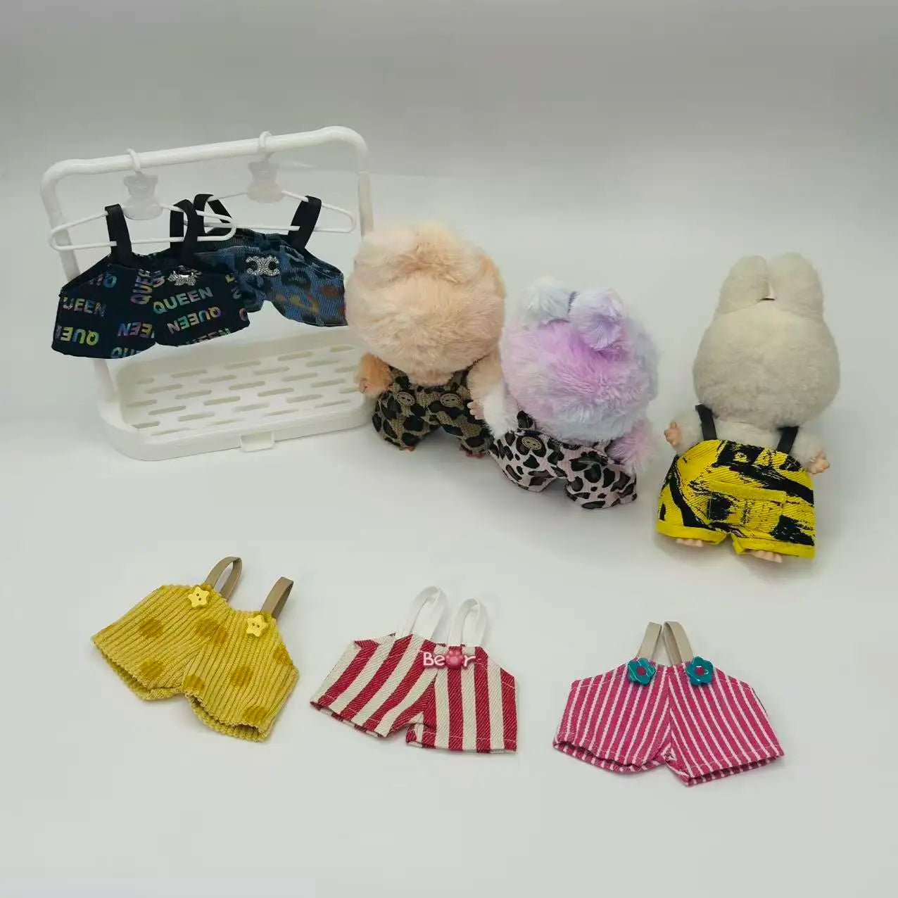 LA BUBU 17cm doll costume (without doll) LA BUBU costume, LA BUBU dress and hairpin set, LA BUBU accessories LA BUBU glasses