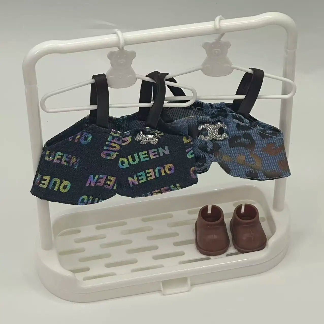 LA BUBU costume, LA BUBU 17cm doll costume (without doll) LA BUBU dress and hairpin set, LA BUBU accessories LA BUBU glasses