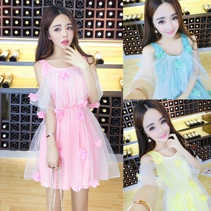 Super fairy star mesh dress